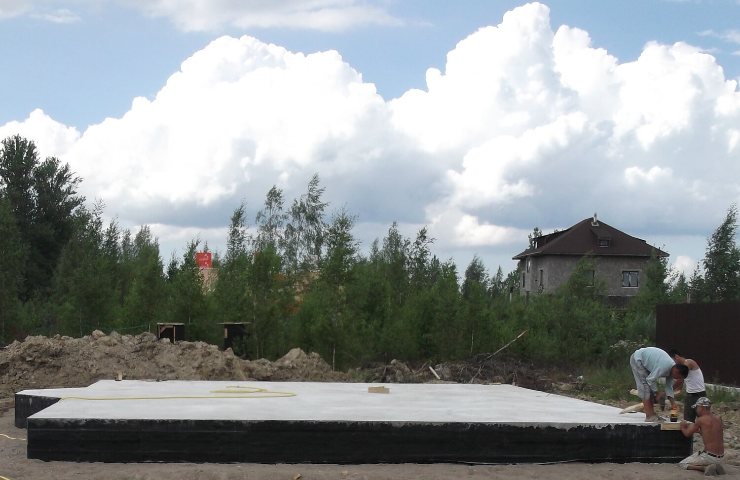 участок, ушп под газобетонный дом, коттеджный посёлок, строительство загородного дома, несъемная опалубка для ушп