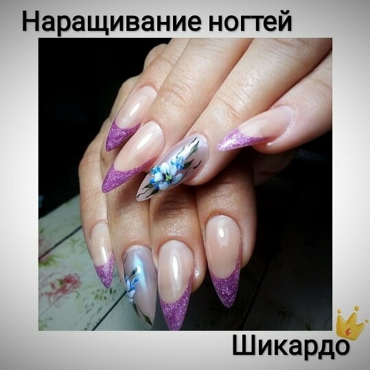 дизайн ногтей, ногти, наращивание ногтей, искусство маникюра, аквариумный дизайн ногтей ракушка