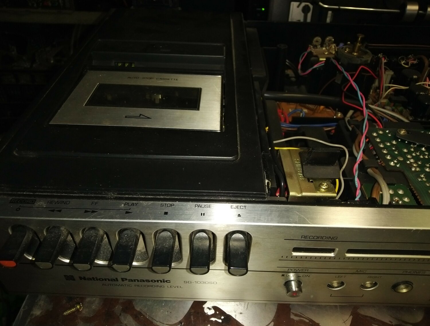 кассетный магнитофон magnavox, кассетный магнитофон, national panasonic sg - 1020l, national panasonic ledsonic 3800, стерео