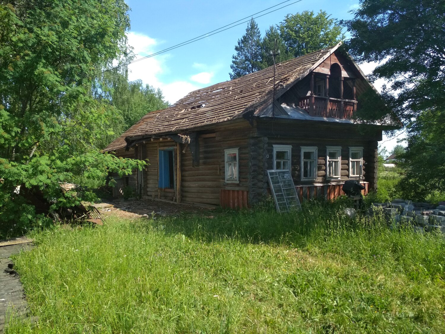 в деревне, дешевый домик в деревне, домик в деревне, дом, деревня манихино тверская область