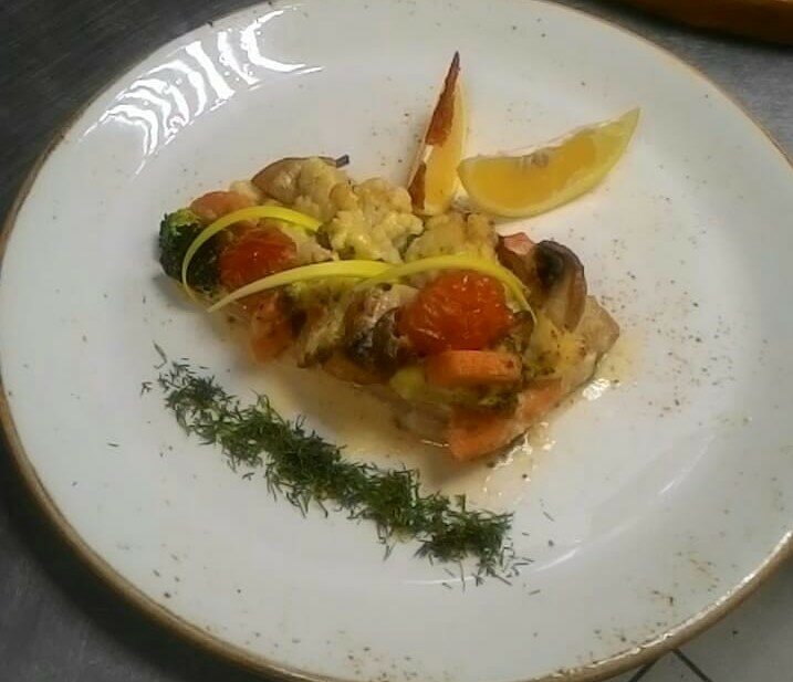 еда, вкусно, блюда из рыбы, европейская кухня, домашняя кухня