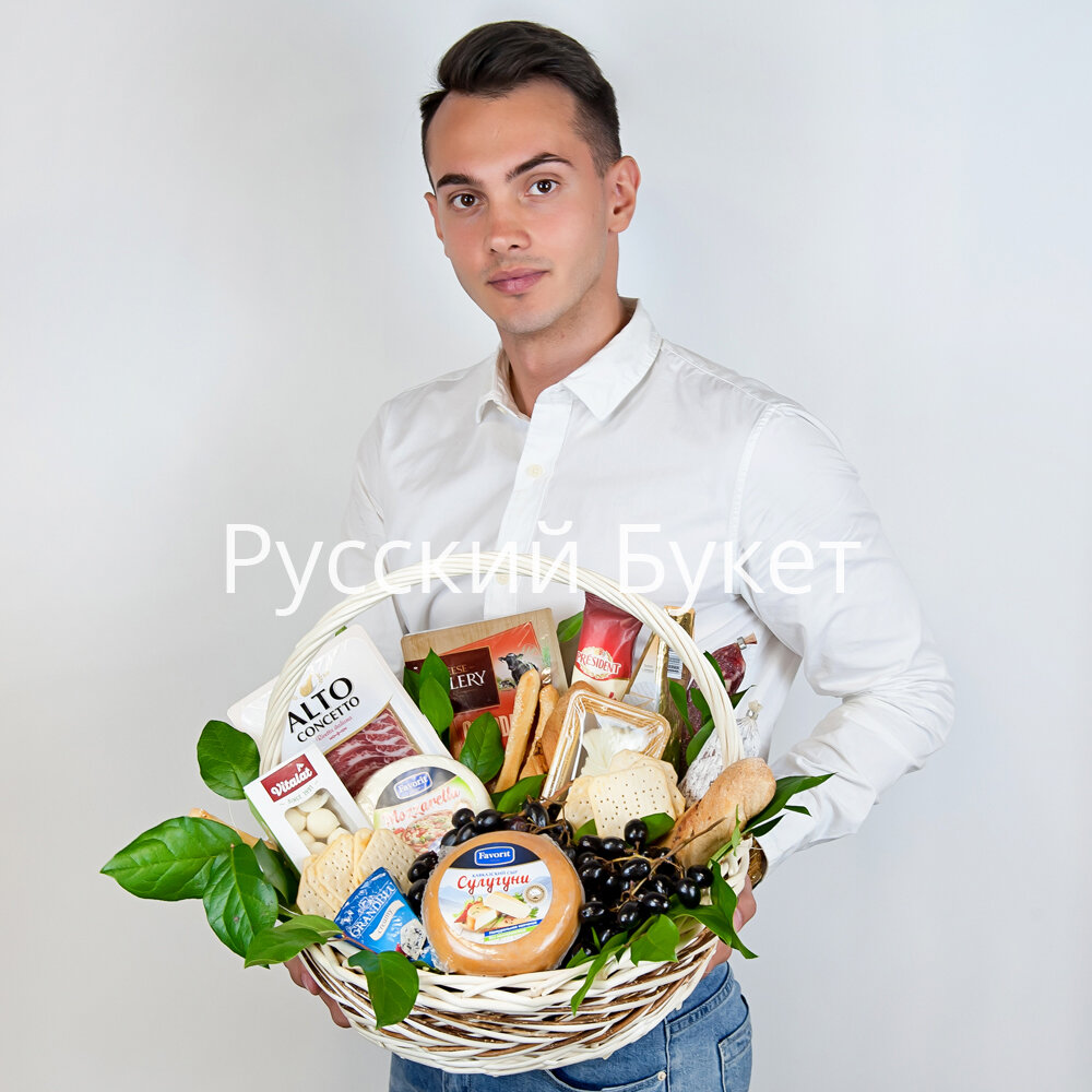 букет, парень, сотрудник, мужчины, подарок
