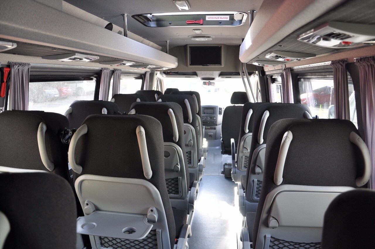 салон спринтер 515, луидор мерседес спринтер салон, автобус мерседес 19 мест, mercedes sprinter 19 св 19 мест, спринтер классик 20 мест салон