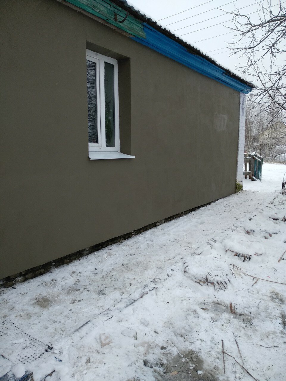 дом, недвижимость, фасадная штукатурка под шубу, коттедж, штукатурка фронтона фасада