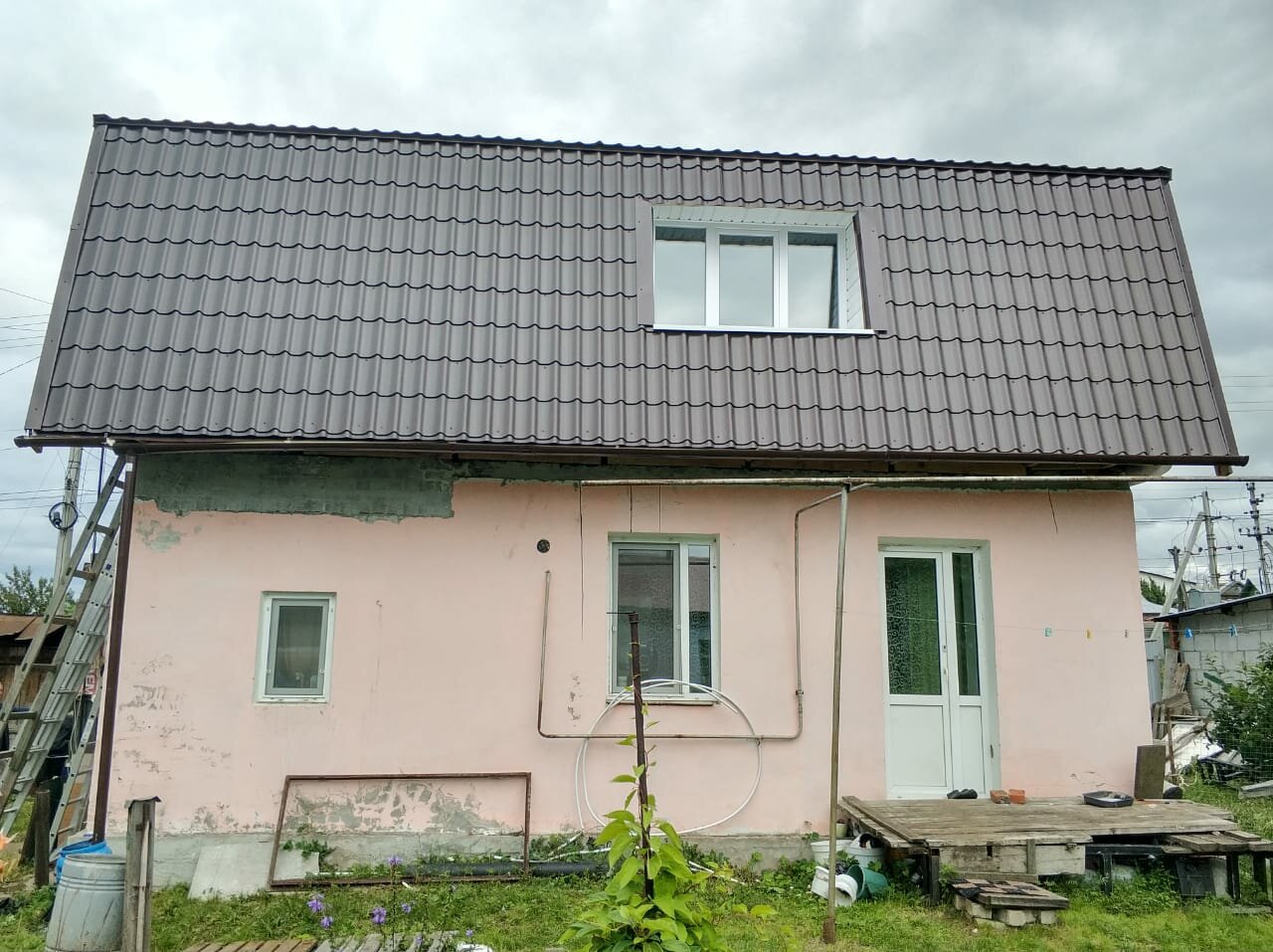 дом, дача, загородный дом, в деревне, коттедж