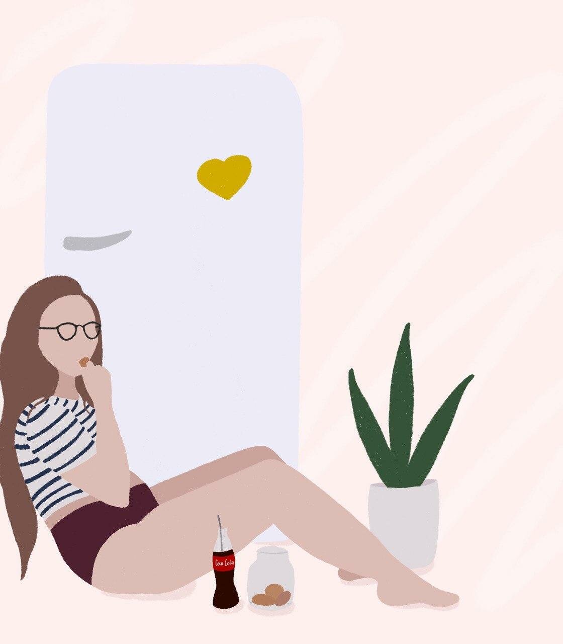 иллюстрация, женщина, человек, девушки, женщина с кофе рисунок