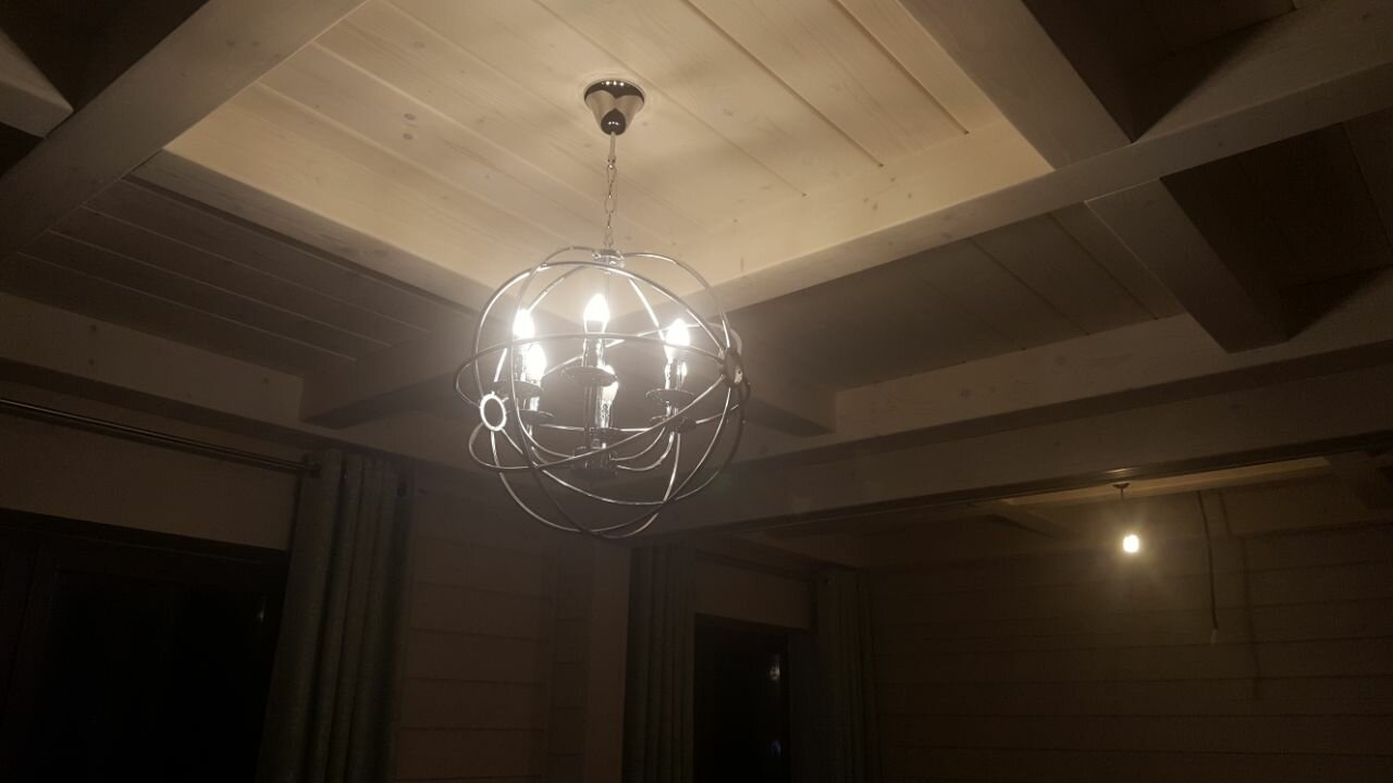 люстра, люстра сфера, люстра orbit chandelier, четырёхрожковая люстра, люстра подвесная