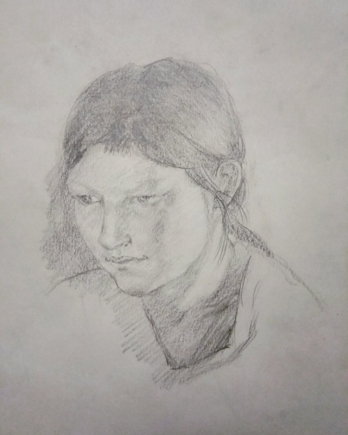 рисунок, рисунок портрет, портрет, гата юсупов женский портрет графика, графика