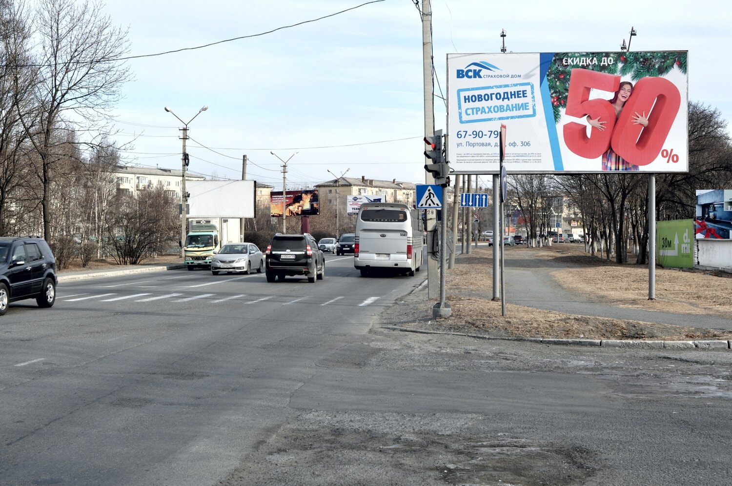 наружная реклама, улица, рекламный щит, реклама в находке, проспект