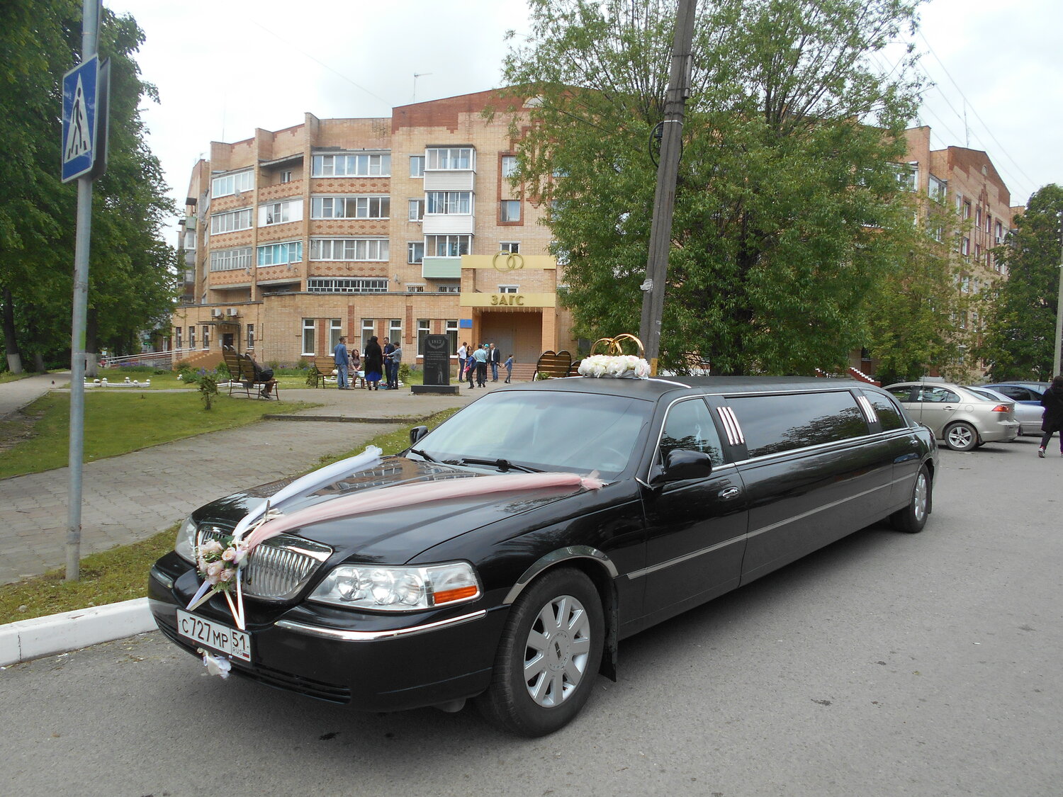 лимузин, черный лимузин линкольн, lincoln town car лимузин, 2004, lincoln town car, Lincoln Town Car III