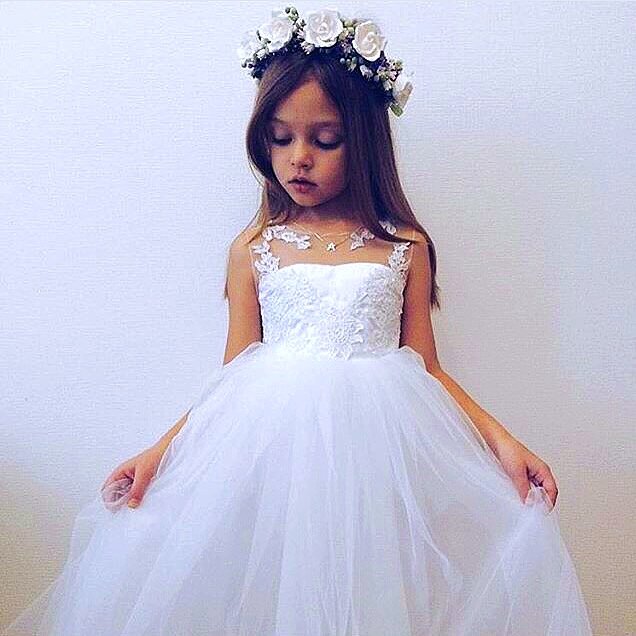 платье для девочки, белое бальное платье для девочки, детские бальные платья белого цвета, нарядное платье, бальные платья