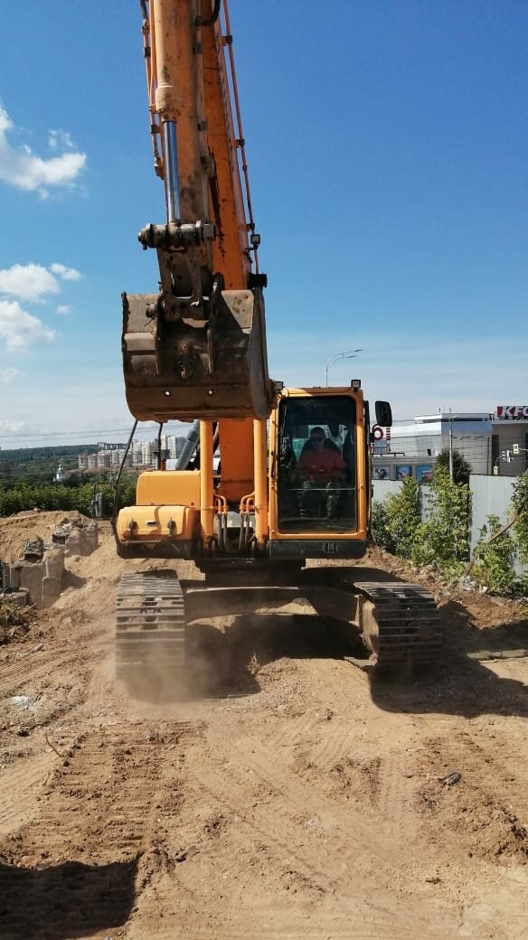 Копка котлована под фундамент экскаватором аст - 92 фото