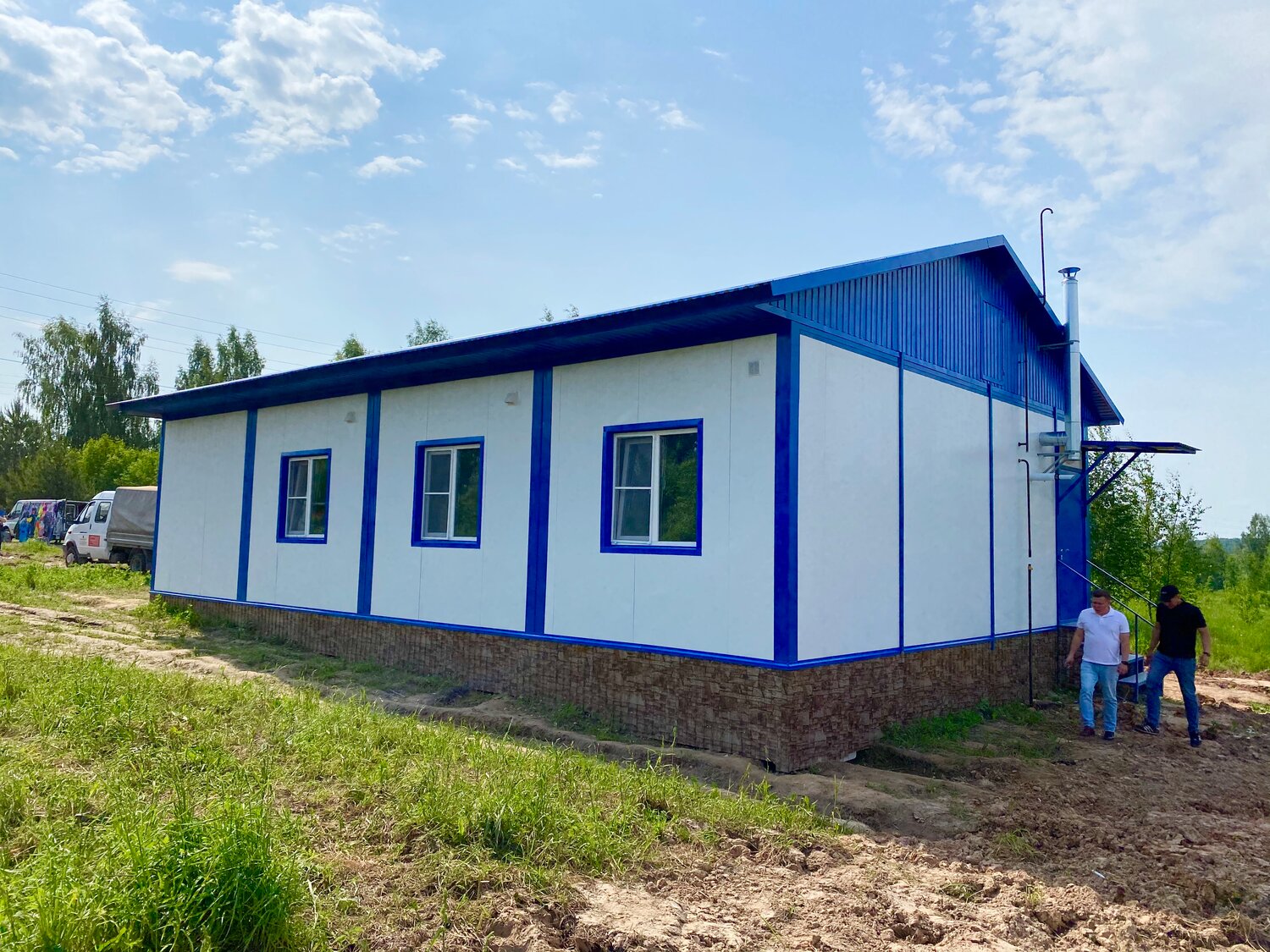 модульные здания, модульный фап в костромской области, речной фельдшерско-акушерский пункт корабль, фельдшерско-акушерский пункт поселок джамку, модульные здания из сэндвич панелей