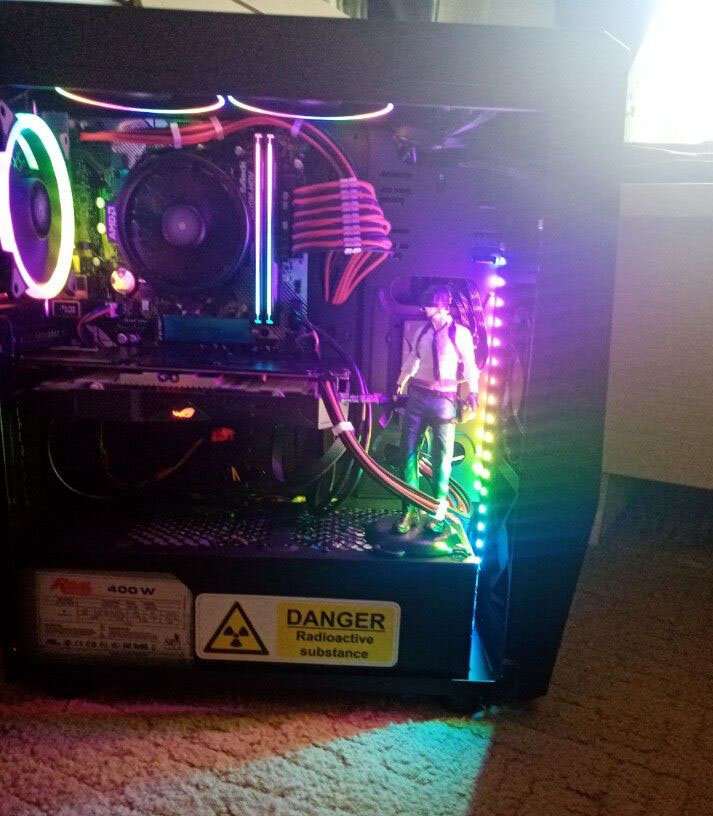 игровой пк с водянко nzxt, компьютер, системный блок, сгорел игровой пк, техника