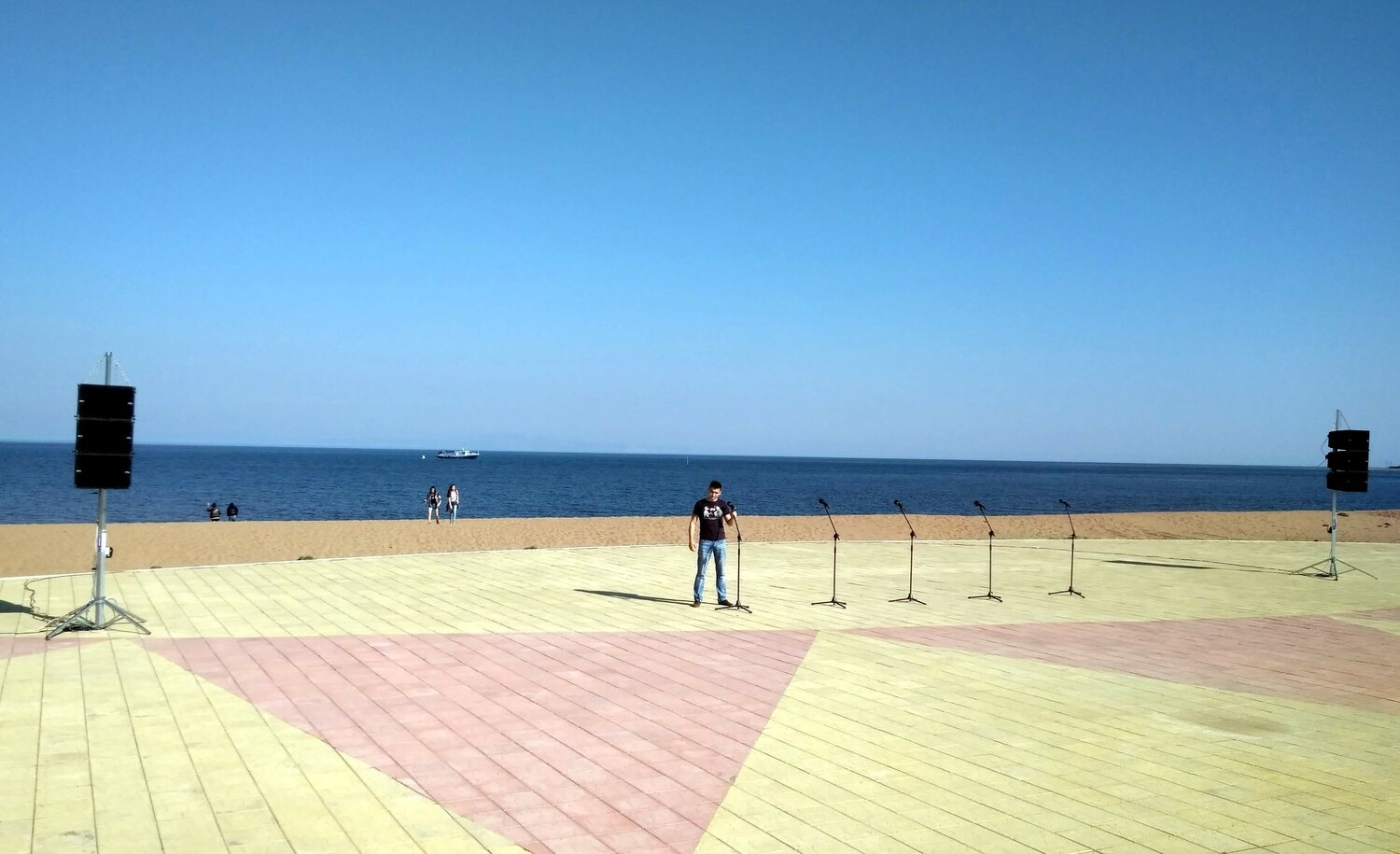 пляж, пляж guardamar, на берегу, побережье, набережная
