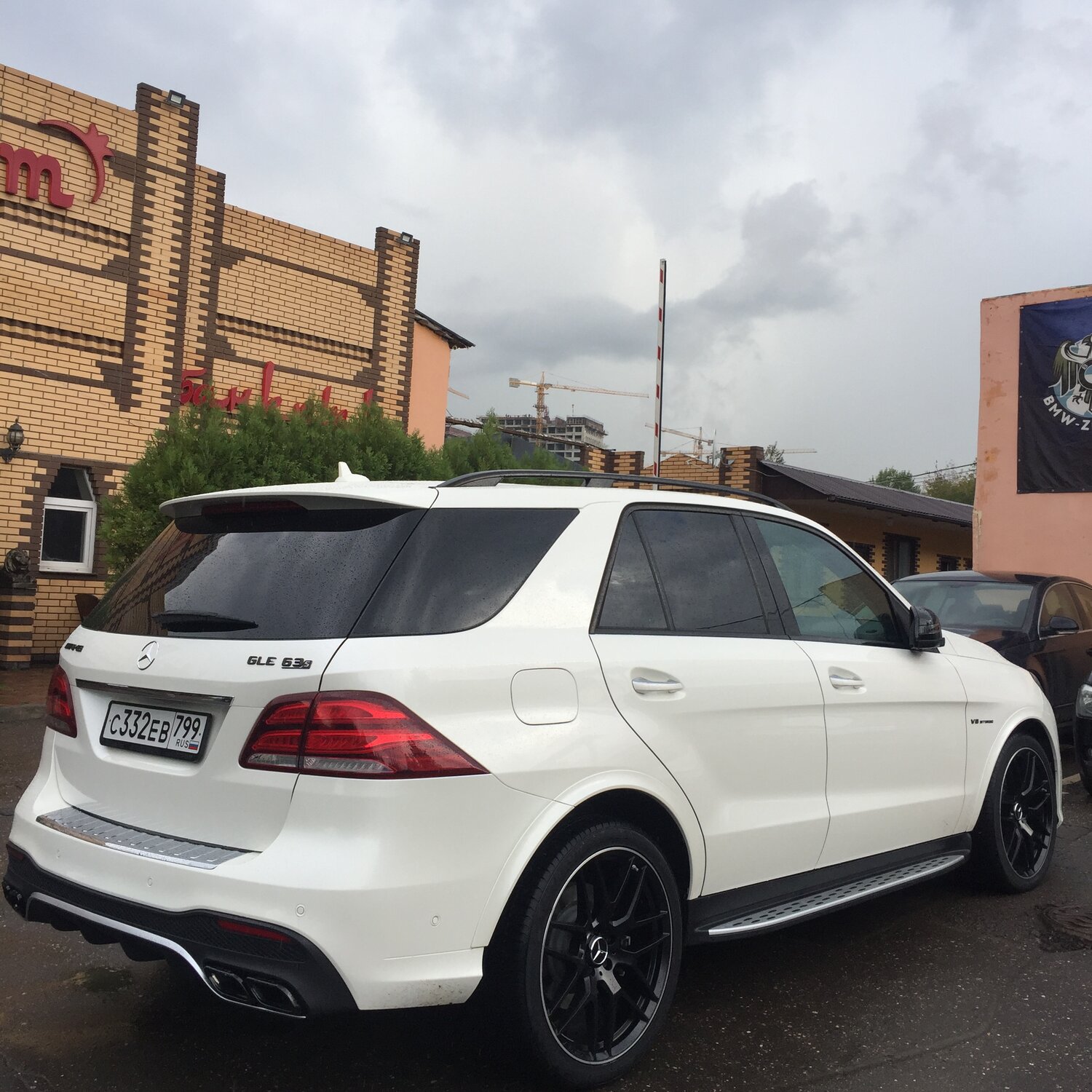 mercedes-benz ml 63 amg, мерседес мл 63 амг 2015, ml 63 amg w166 белый, gle 63 s amg w166, Mercedes-Benz M-klasse III (W166)