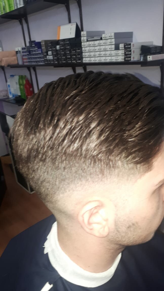 стрижка, haircut, мужчина, fade haircut, техника мужской стрижки
