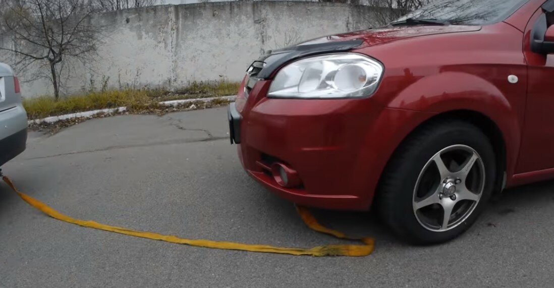chevrolet aveo, автомобиль, авто, буксировка неисправного автомобиля, машин