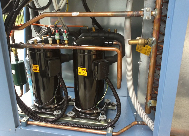 холодильный агрегат на базе copeland zb-30k, холодильный агрегат dorin, централь copeland zbd58+zb45 (б/у), холодильный агрегат, агрегат на базе компрессора mt100