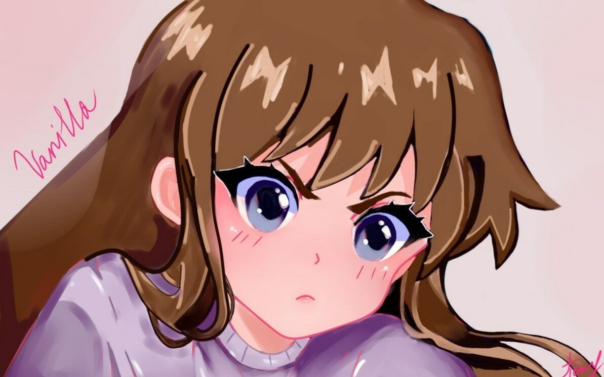 аниме, anime, ахегао аниме, каэдэ адзусагава, цундэрэ