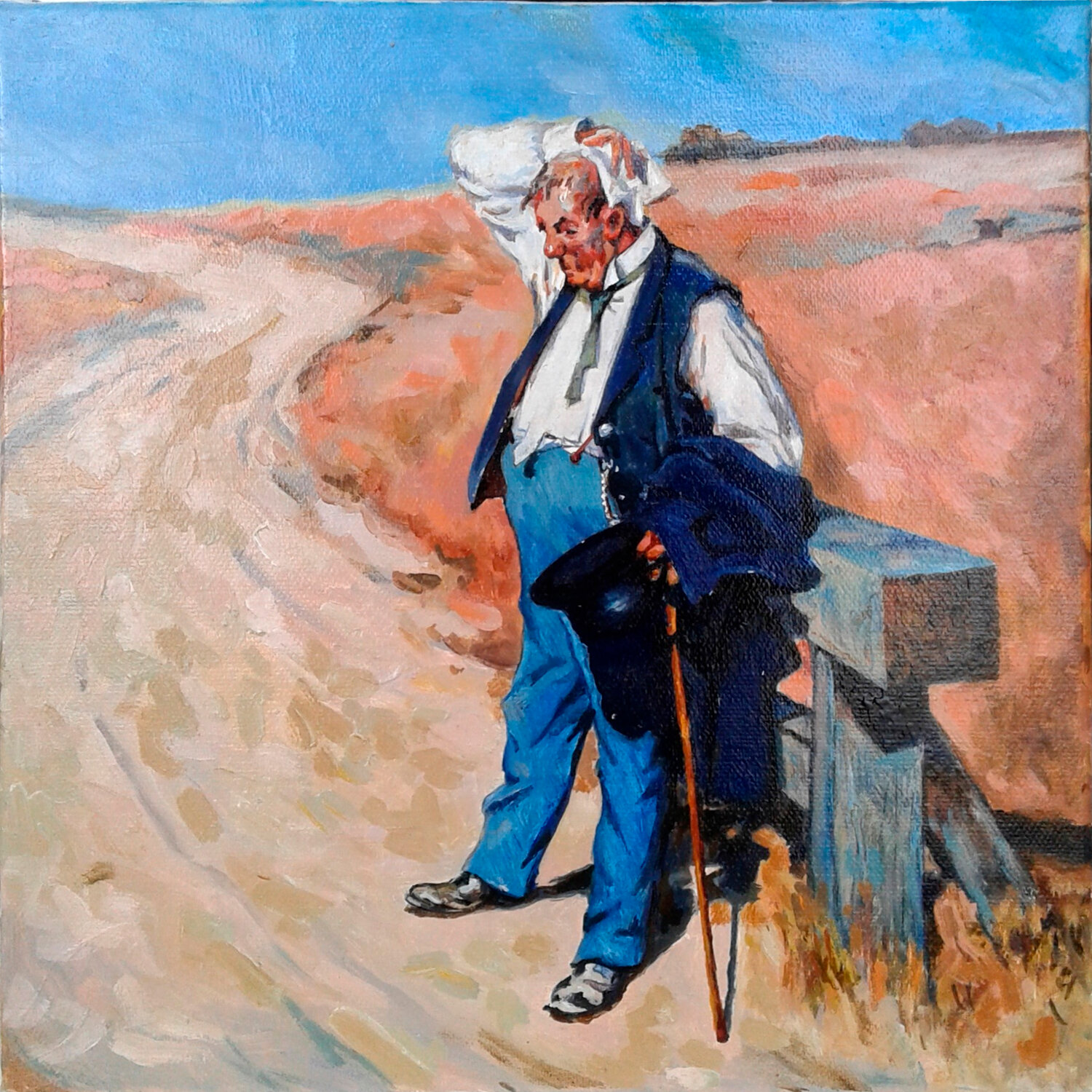 старый туборг, картина старик туборг, масляная живопись, картина, туборг плакаты