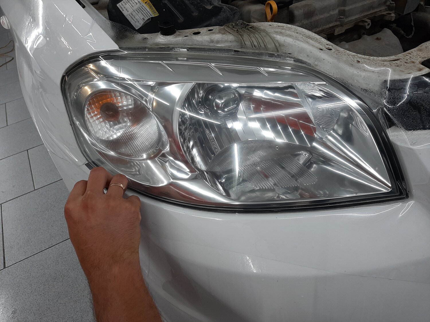бронирование фар пленкой gs300, фара тойота камри 2008г., фар, фара toyota camry v40 рестайлинг ксеноновая, бронирование фар