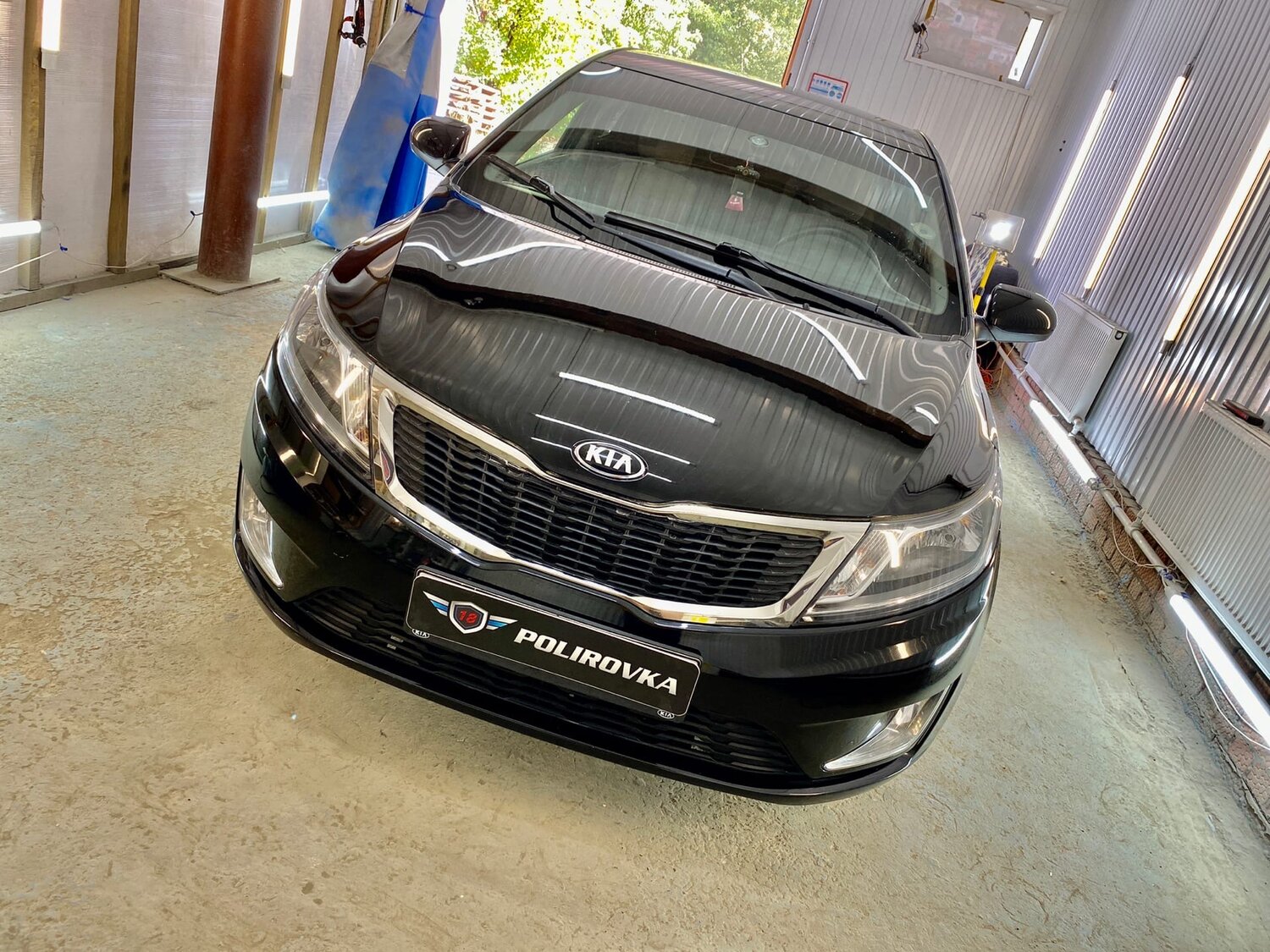 kia motors, kia ceed jd рестайлинг, новый черный киа рио рестайлинг, автомобиль, Kia Rio III Рестайлинг