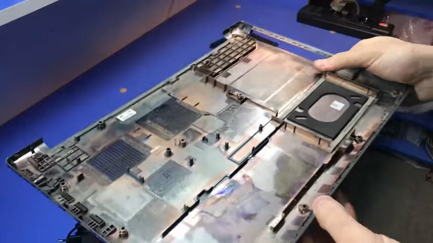 ноутбук, корпус для ноутбука acer aspire 5820tg, поддон, нижний корпус для dell inspiron 15-5100, экран, техника