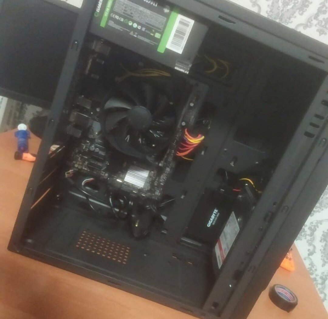 компьютер, техника, системный блок, системный блок dexp intel core i5 -8400, core i5 9400 pc