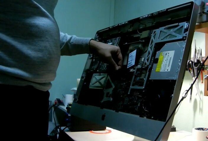 техника, a1311 imac разборка, компьютер, обслуживание ноутбука, сборка компьютера