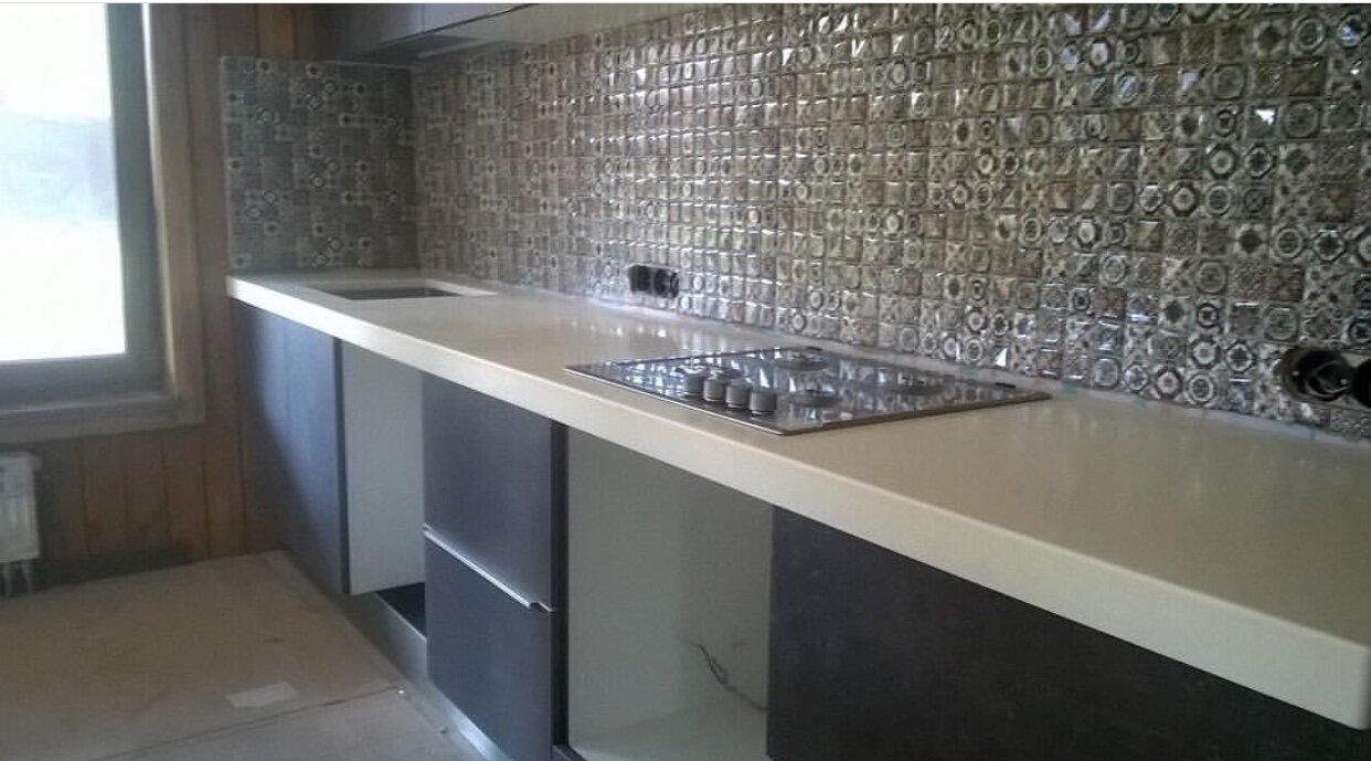 cambria кварц столешницы, st 105 tristone столешница, столешница, samsung staron dn421 sanded, столешницы из искусственного камня хабаровск