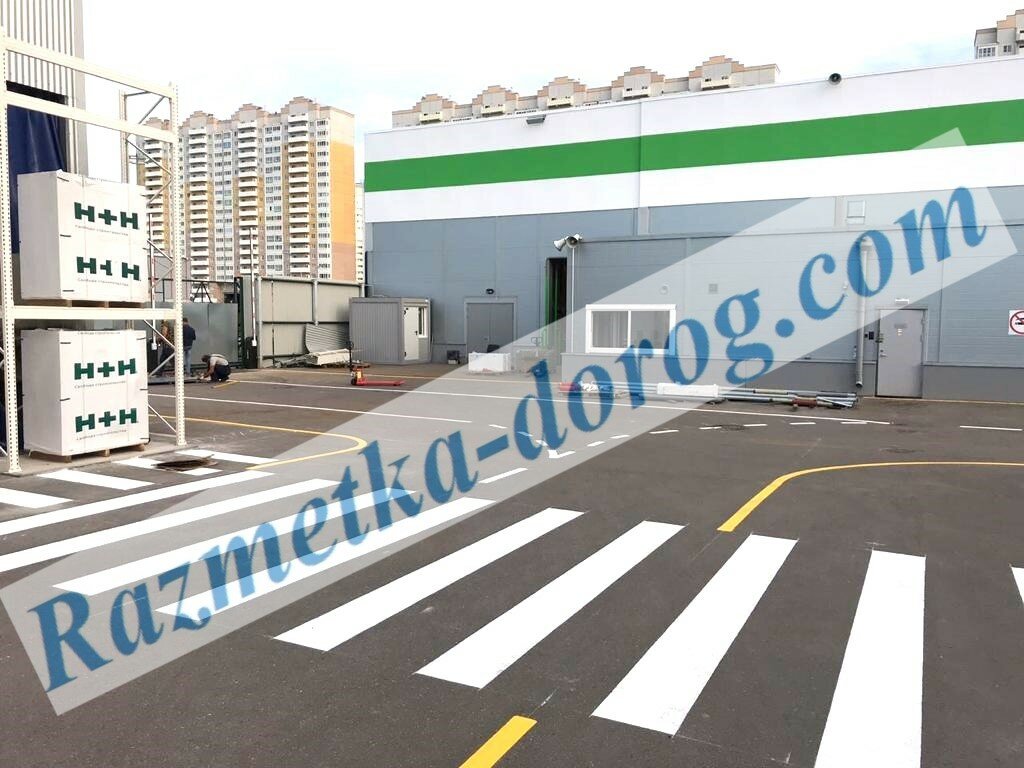 дорожная разметка на территории предприятия, дорожная разметка, дорожная, дорожная разметка в финляндии, дорожная разметка в жилом квартале