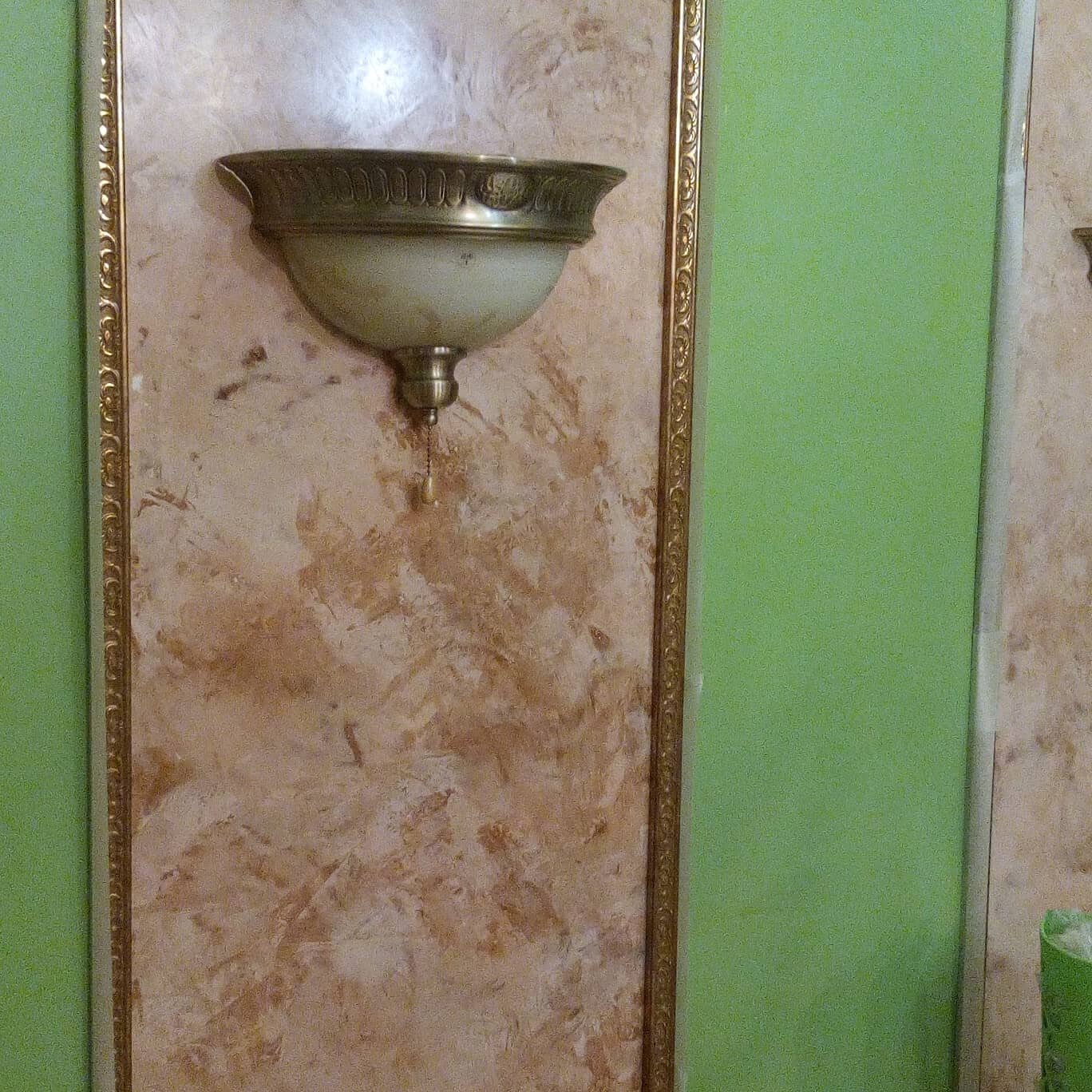 бра сталинский ампир, настенный светильник, odeon light ruffin 2455/3c, e27, 60 вт, бра настенная, бра под старину бронза фонарь