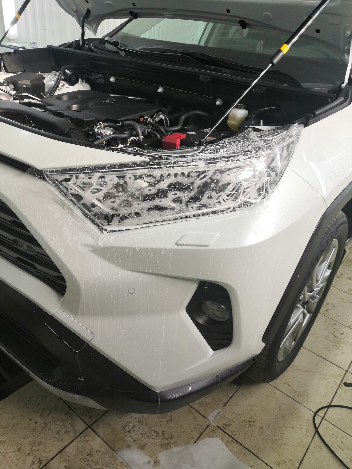 автомобиль, авто, hogomaku pro антигравийная пленка, бампер юрол xray, полиуретановая пленка на митсубиси паджеро спорт