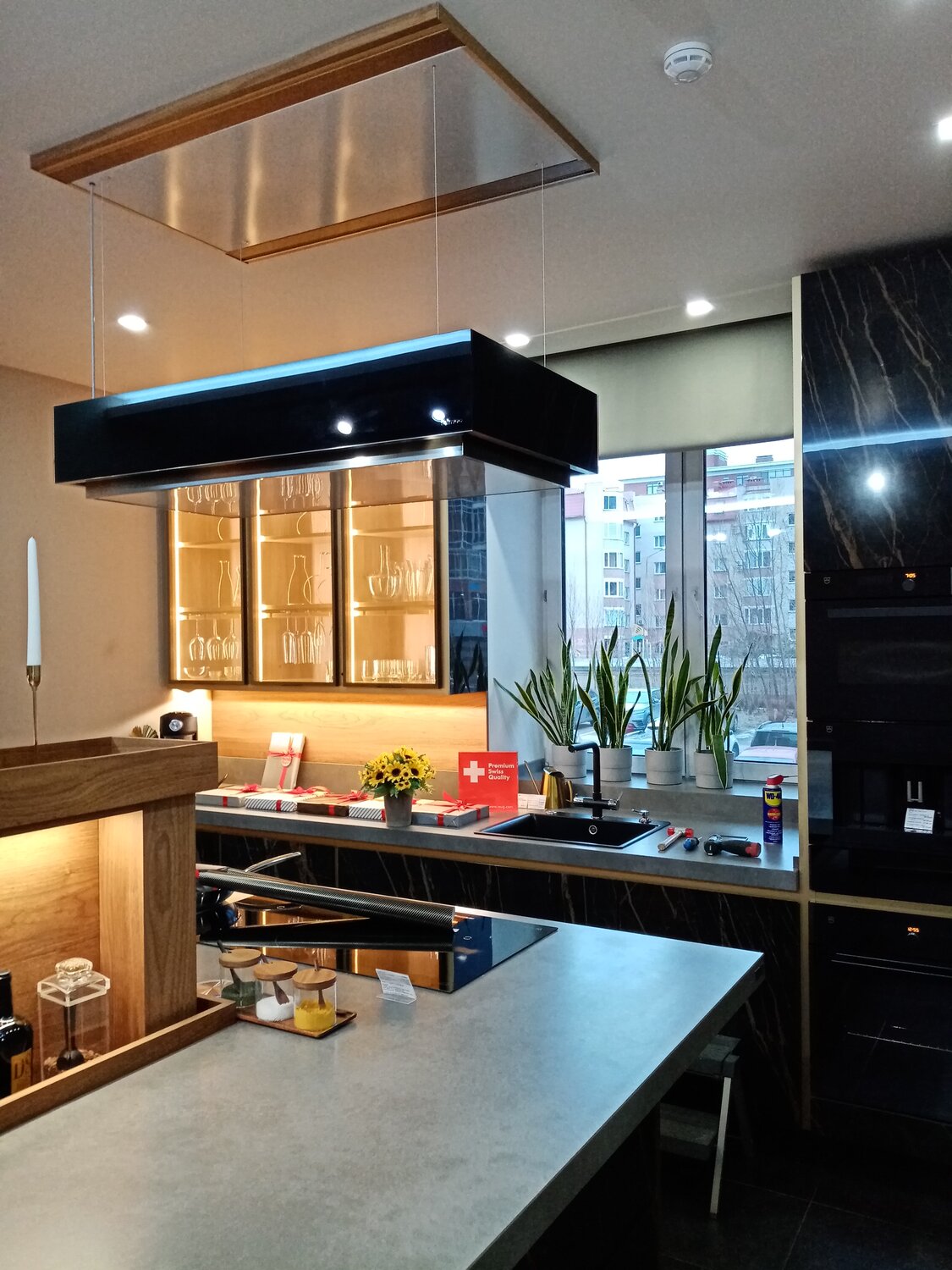 дизайн кухни, дизайнерская кухня, кухня, кухня большая, интерьер кухни в стиле модерн