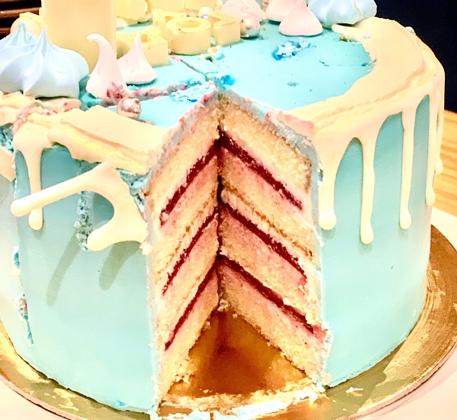 торт, торт с голубой начинкой, cake, торт академия вкуса карамельная фантазия, cake decorating