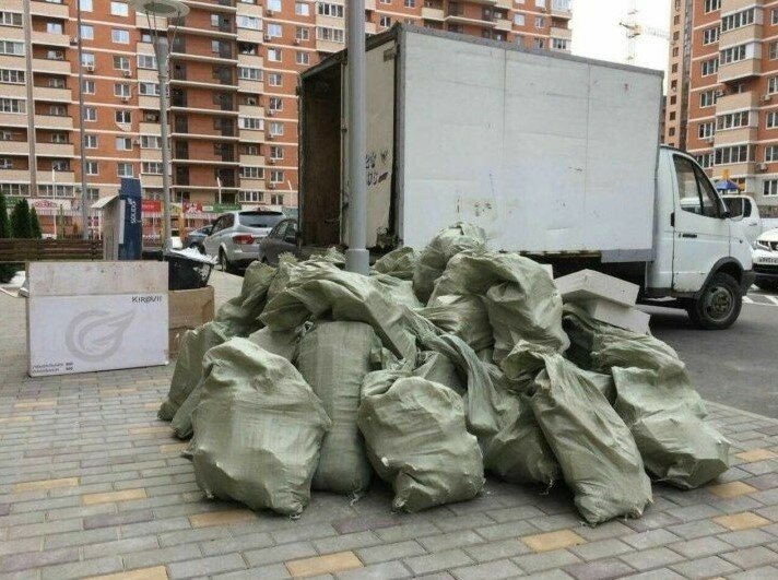 строительный мусор, вывоз мусора, вывоз строительного мусора, строительный мусор в мешках, строительный и бытовой мусор