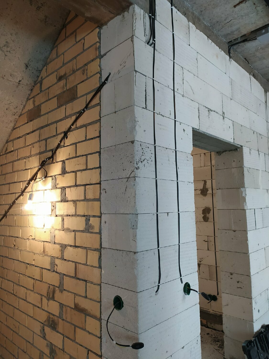 перегородки из газобетона, перегородки из газоблока, стена из газобетона, стены из газобетонных блоков, перегородка из пеноблоков
