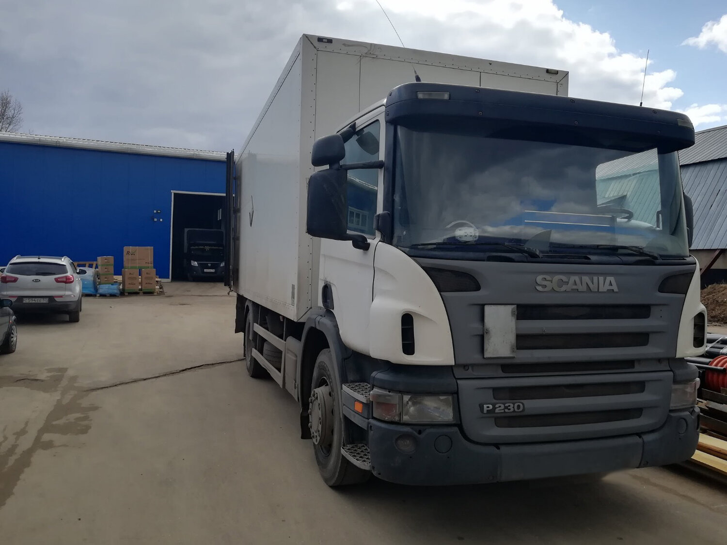 тягач scania, scania, scania g, scania p440 с самосвальным полуприцепом, скания p340 (р114),340 л,с,2008