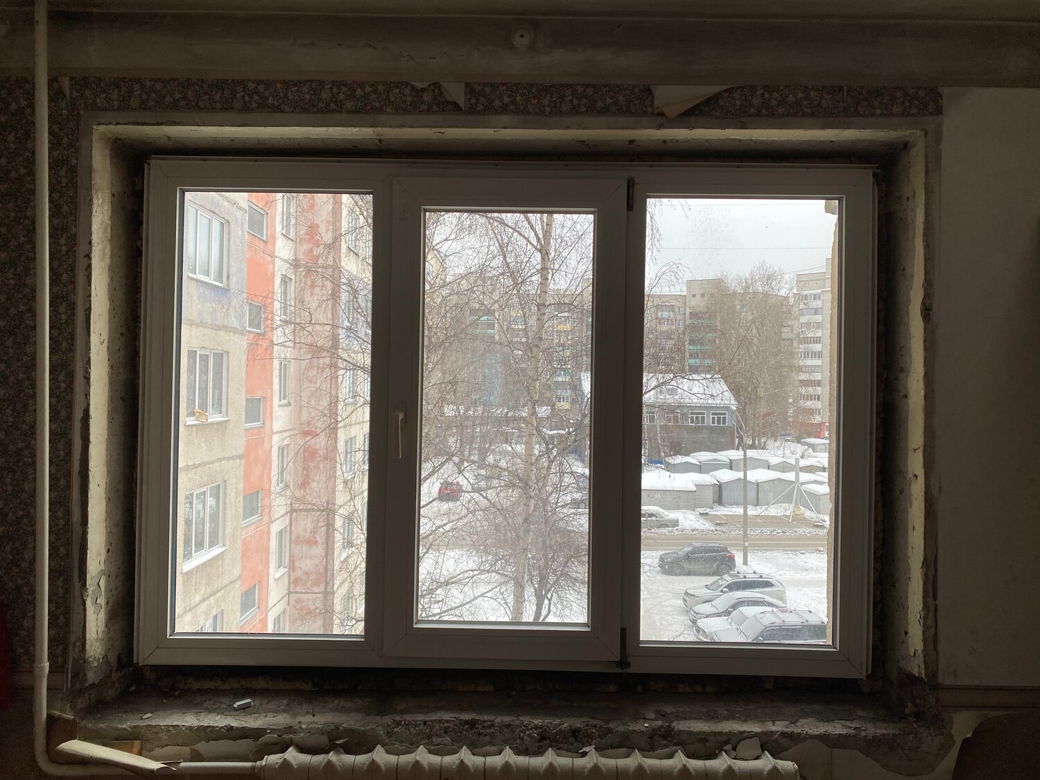 окно, окна пластиковые, окна пвх, вид с окна зимой с подоконником, лоджия окна
