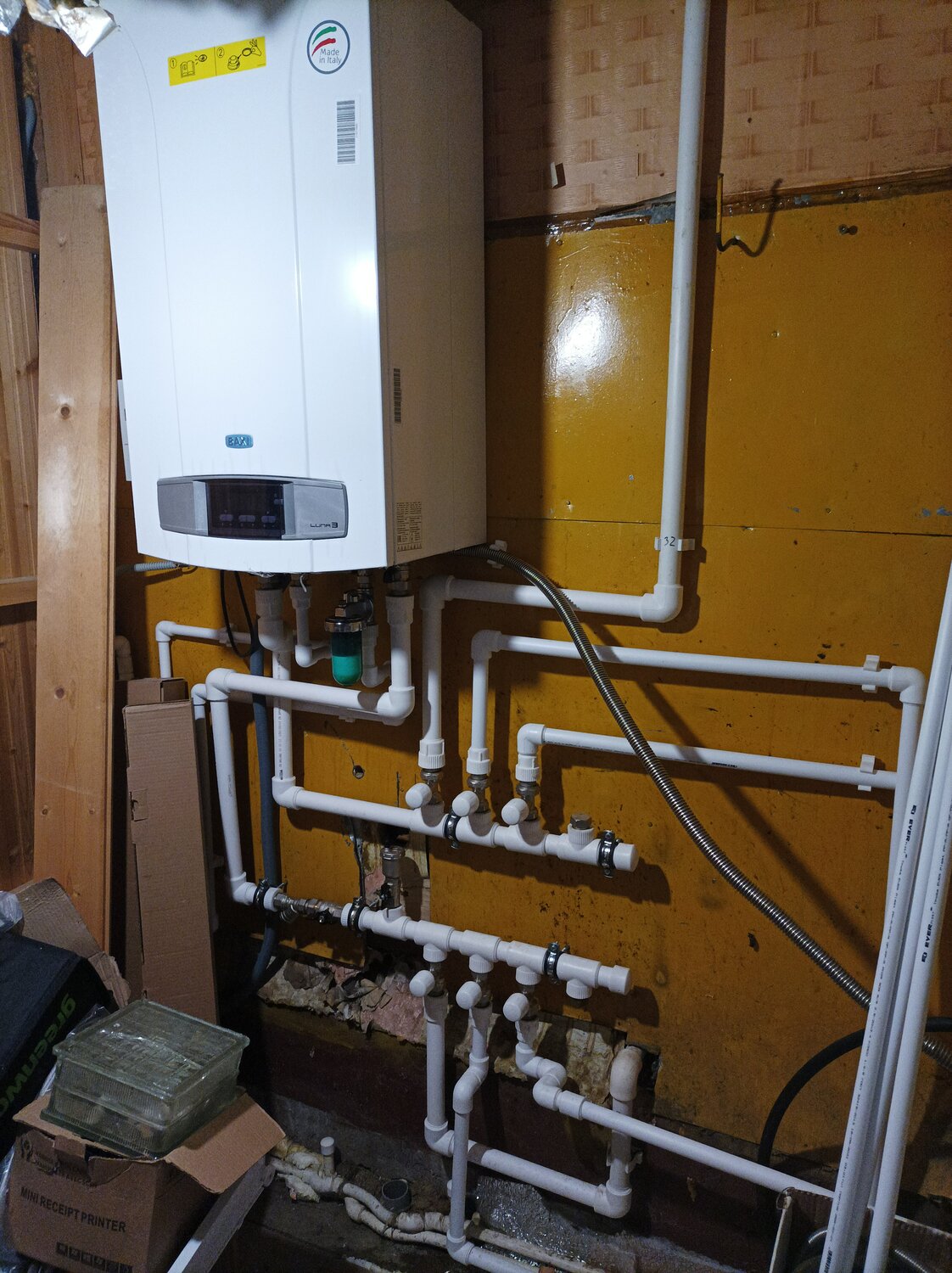 обвязка котла, обвязка газового котла baxi, монтаж котла отопления, монтаж котла, обвязка газового котла