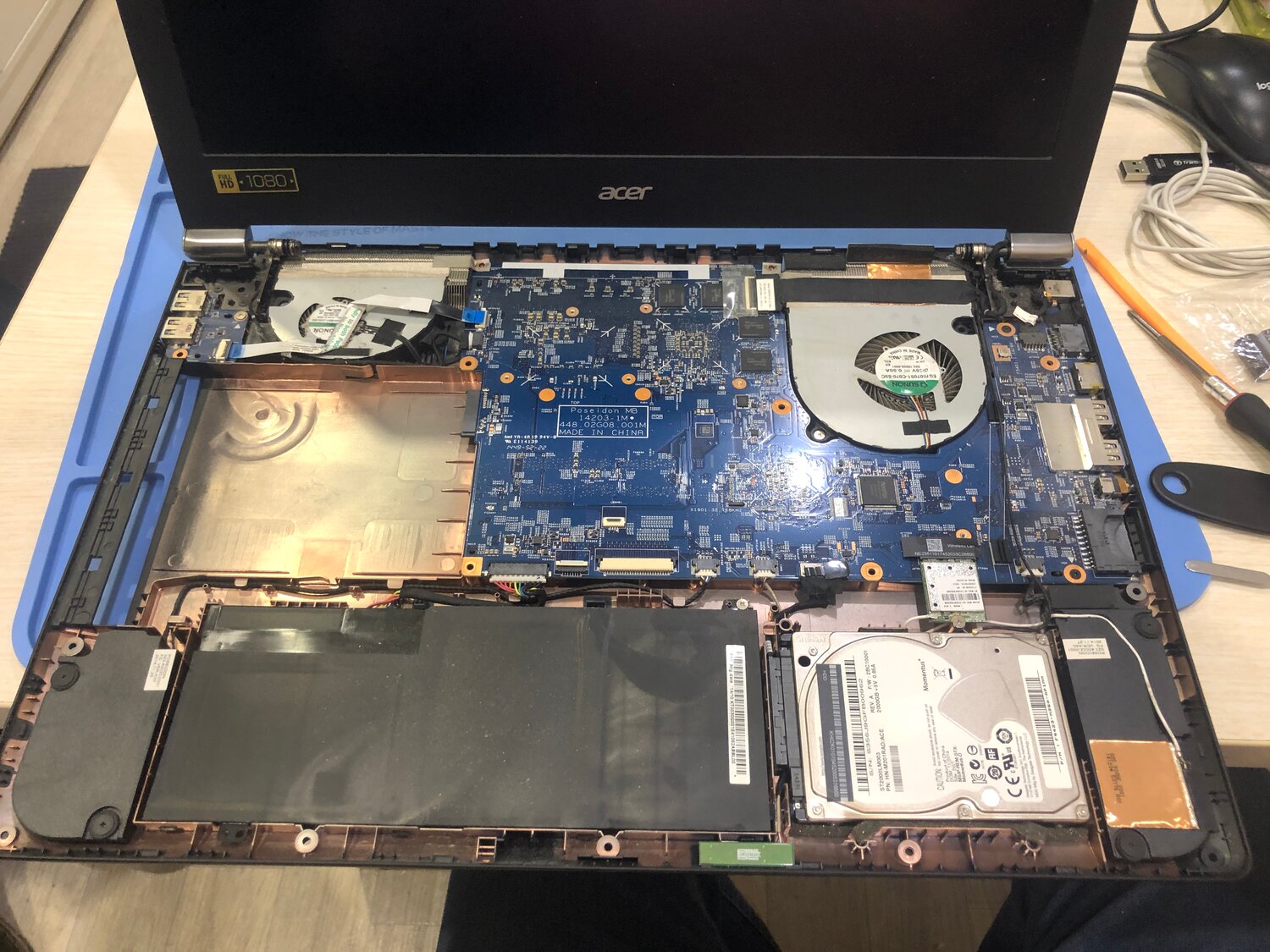 ноутбук, ноутбук восстановление, acer aspire v15 nitro be vn7-592g, ноутбук ремонт, tx86 packard bell материнская плата