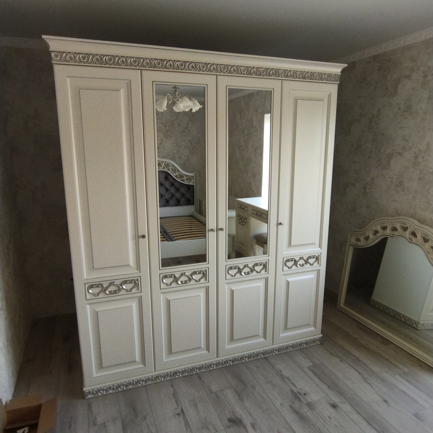 спальня афродита люкс шкаф 6дв, спальня берта арида, спальный гарнитур афродита 4, классический шкаф, спальный гарнитур флоренция
