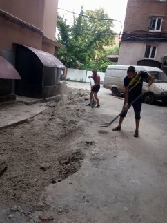 двор, во дворе дома, благоустройство двора, дворовая территория, улица