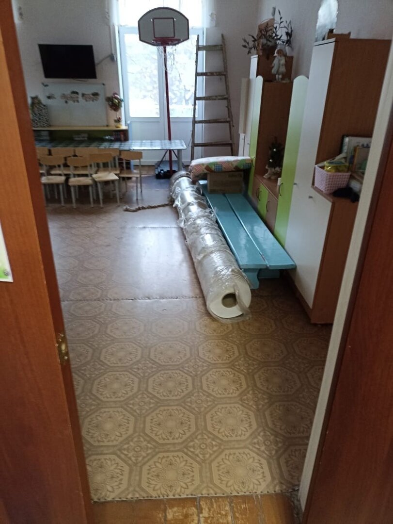 квартира, пол, линолеум, комнаты, квартира комната