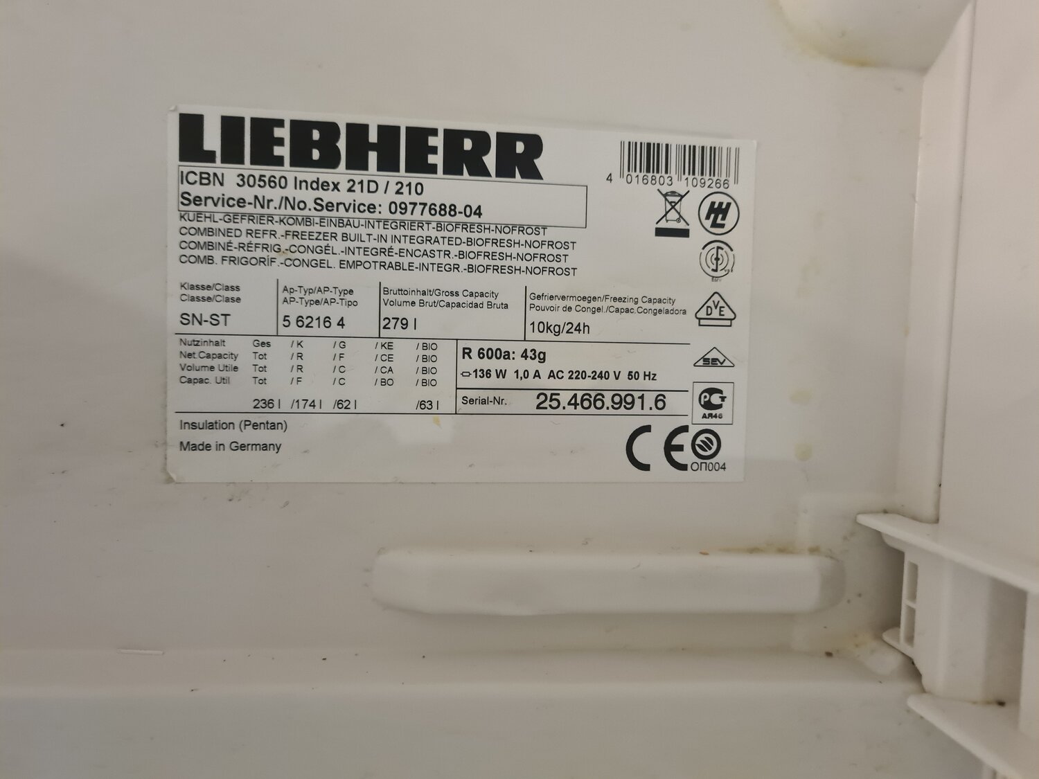холодильник liebherr, liebherr, холодильник либхер, бытовая техника, мощность холодильника liebherr