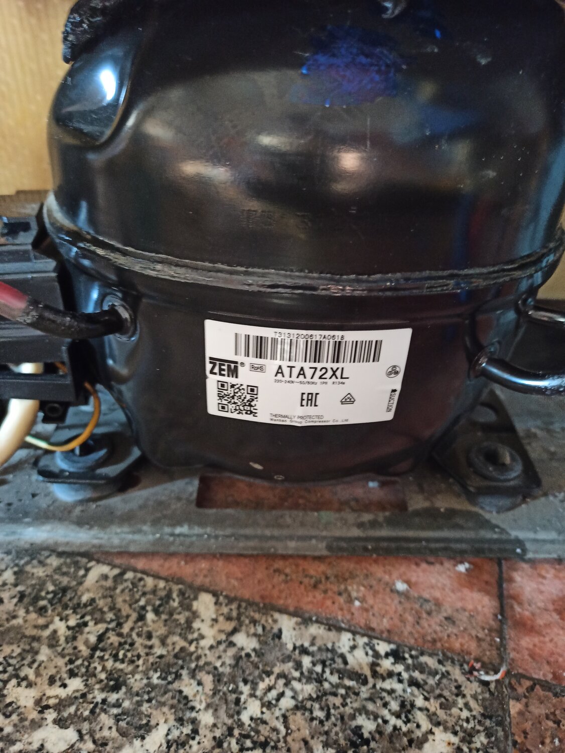 компрессор ata72xl 190 вт, компрессор embraco fg75hak, холодильный компрессор, компрессор n1112y r-600 jiaxipera 140w, компрессор для холодильника
