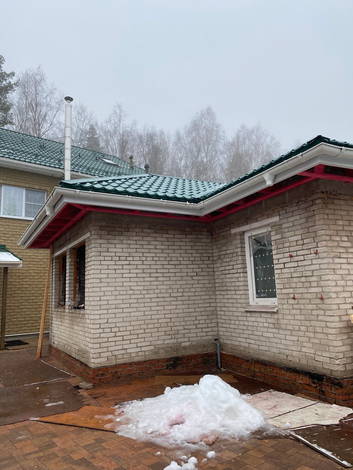 Строительство крыши