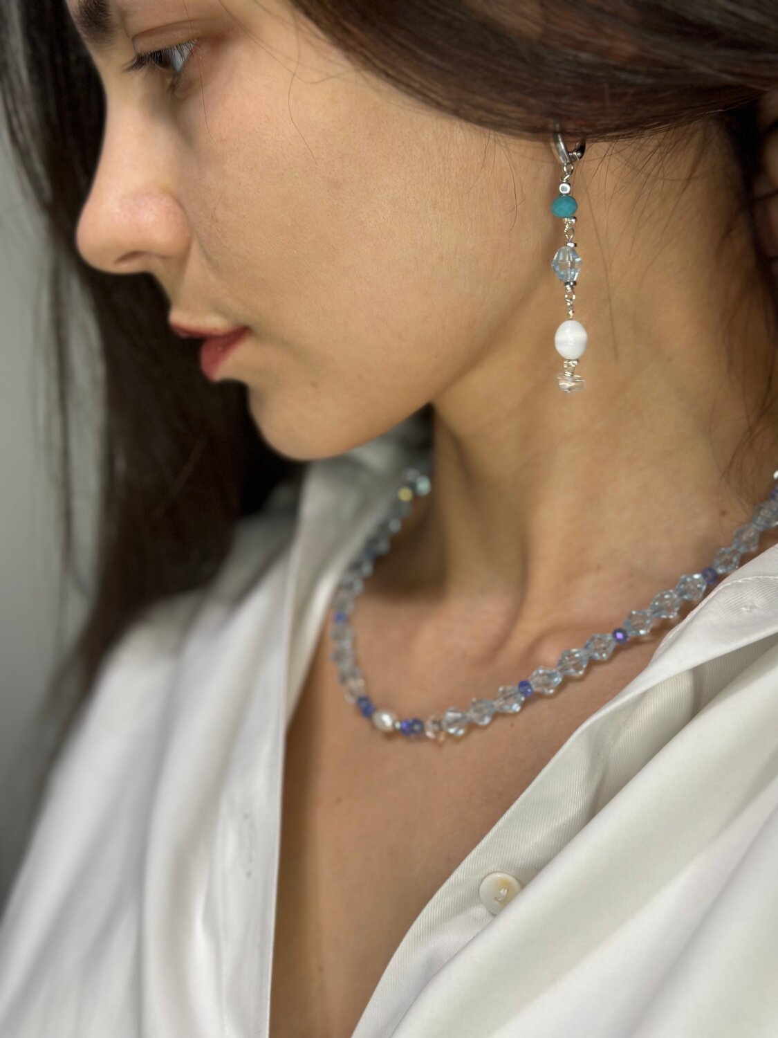 серьги, длинные серьги, колье и серьги, женские серьги, бижутерия серьги