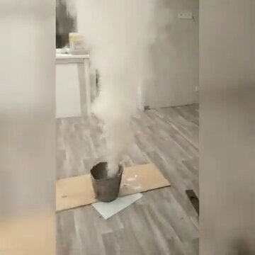 сухой туман, дым, дым дымом, холодный туман, запах дыма